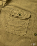Rite Stuff Uncle Sam Brushed Chamois Flannel Work Shirt - Olive Drab