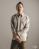 Rite Stuff Uncle Sam Brushed Chamois Flannel Work Shirt - Sand Grey