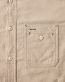 Rite Stuff Uncle Sam Brushed Chamois Flannel Work Shirt - Sand Grey