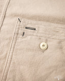 Rite Stuff Uncle Sam Brushed Chamois Flannel Work Shirt - Sand Grey