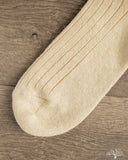 RoToTo Cotton/Wool 3-Pack Socks - Beige Tones