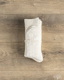RoToTo Cotton/Wool 3-Pack Socks - Ivory Tones