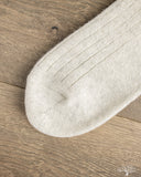 RoToTo Cotton/Wool 3-Pack Socks - Ivory Tones