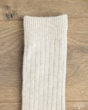 RoToTo Cotton/Wool 3-Pack Socks - Ivory Tones
