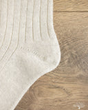 RoToTo Cotton/Wool 3-Pack Socks - Ivory Tones