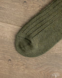 RoToTo Cotton/Wool 3-Pack Socks - Olive Tones