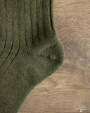 RoToTo Cotton/Wool 3-Pack Socks - Olive Tones
