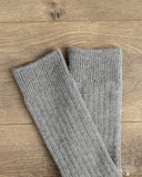 RoToTo Cotton Wool Ribbed Crew Socks - Gray