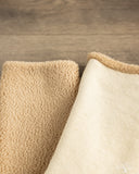 RoToTo Double-Faced Cozy Sleeping Socks - Ivory/Beige