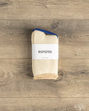RoToTo Double-Faced Cozy Sleeping Socks - Ivory/Beige