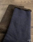 RoToTo Double-Faced Cozy Sleeping Socks - Navy/Brown