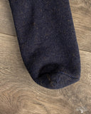RoToTo Double-Faced Cozy Sleeping Socks - Navy/Brown