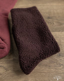 RoToTo Double-Faced Cozy Sleeping Socks - Wine/Bordeaux