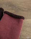 RoToTo Double-Faced Cozy Sleeping Socks - Wine/Bordeaux