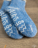 RoToTo Kids Double-Faced Room Sock - Blue