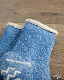 RoToTo Kids Double-Faced Room Sock - Blue