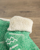 RoToTo Kids Double-Faced Room Sock - Green