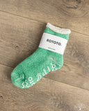 RoToTo Kids Double-Faced Room Sock - Green