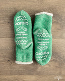RoToTo Kids Double-Faced Room Sock - Green