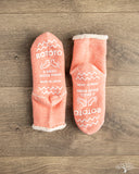 RoToTo Kids Double-Faced Room Sock - Pink