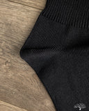 RoToTo Organic Daily 3-Pack Ribbed Crew Socks - Black
