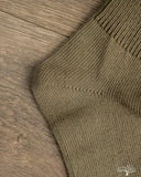 RoToTo Organic Daily 3-Pack Ribbed Crew Socks - Khaki Tones