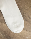 RoToTo Organic Daily 3-Pack Ribbed Crew Socks - White