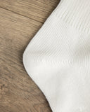 RoToTo Organic Daily 3-Pack Ribbed Crew Socks - White