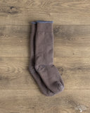 RoToTo Reversible Terry Socks - Charcoal/Dark Blue