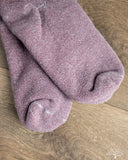 RoToTo Reversible Terry Socks - Faded Purple/Light Blue