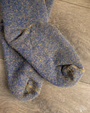 RoToTo Reversible Terry Socks - Navy Blue/Gold