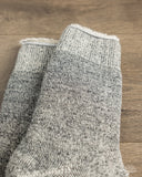 RoToTo Shaggy Pile Double-Faced Room Socks - Charcoal