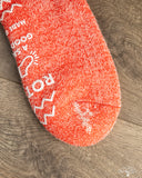RoToTo Shaggy Pile Double-Faced Room Socks - Red