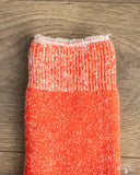 RoToTo Shaggy Pile Double-Faced Room Socks - Red