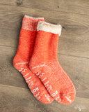 RoToTo Shaggy Pile Double-Faced Room Socks - Red