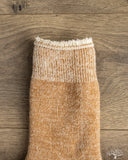 RoToTo Shaggy Pile Double-Faced Room Socks - Tan
