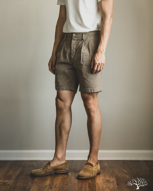 Seuvas - 10oz Canvas 2-Tuck Shorts - Coffee – Withered Fig