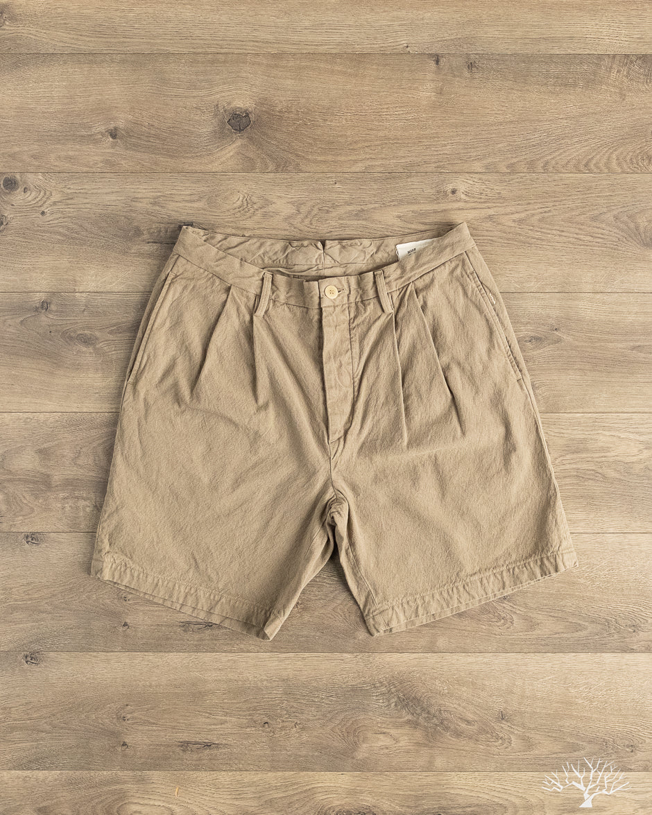 Seuvas - 10oz Canvas 2-Tuck Shorts - Coffee – Withered Fig