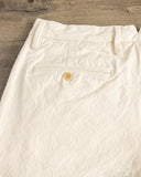 Seuvas - 10oz Canvas 2-Tuck Trousers (Long) - Natural