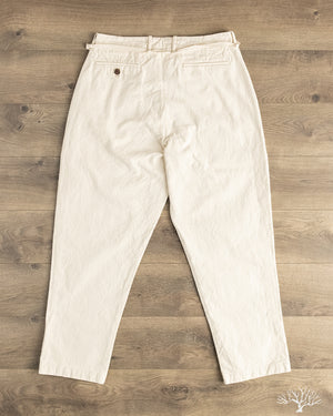 Seuvas - 10oz Canvas Tapered 2-Tuck Pants (Regular) - Natural