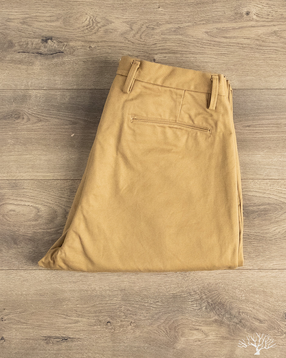 Seuvas - Chino 2-Tuck Trousers - Brown – Withered Fig