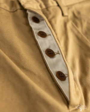 Seuvas - Chino 2-Tuck Trousers - Brown – Withered Fig