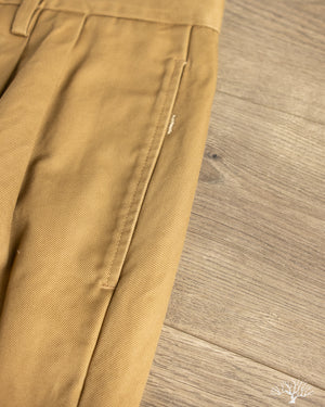 Seuvas - Chino 2-Tuck Trousers - Brown – Withered Fig