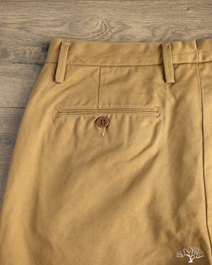 Seuvas - Chino 2-Tuck Trousers - Brown – Withered Fig