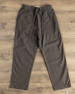 Seuvas - Linen Cotton Relaxed Pants - Charcoal – Withered Fig