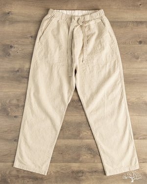 Seuvas - Linen Cotton Relaxed Pants - Natural – Withered Fig