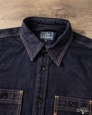 Studio d'Artisan - 14oz Selvedge Denim Work Shirt – Withered Fig