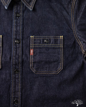 Studio d'Artisan - 14oz Selvedge Denim Work Shirt – Withered Fig