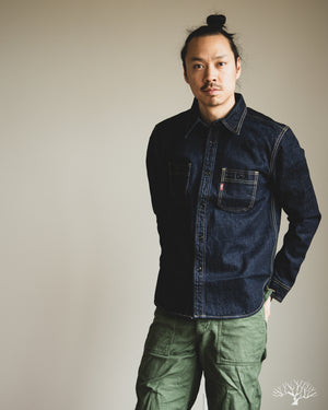 Studio d'Artisan - 14oz Selvedge Denim Work Shirt – Withered Fig