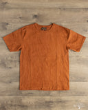 Studio D'Artisan 8198 Amami-Mud Dyed Loopwheel T-Shirt - Brown